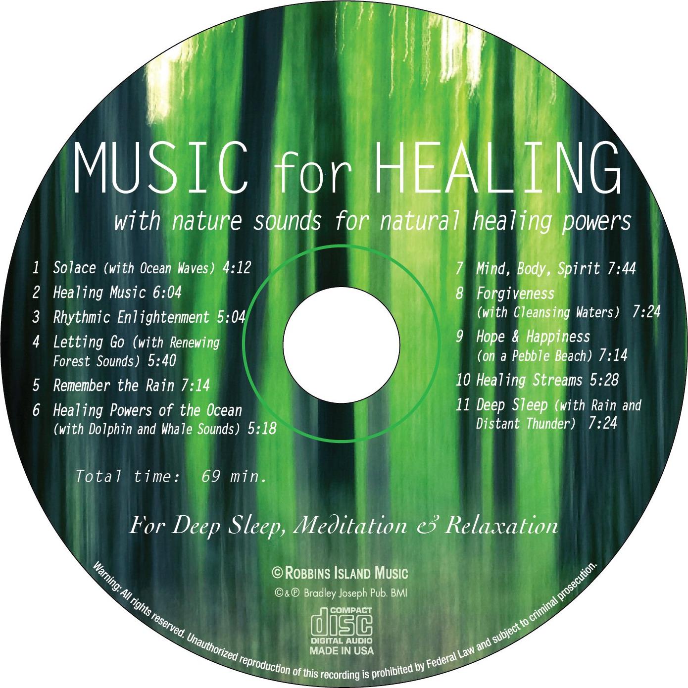 Música para la Sanación Robbins Island Music - CD de Relajación