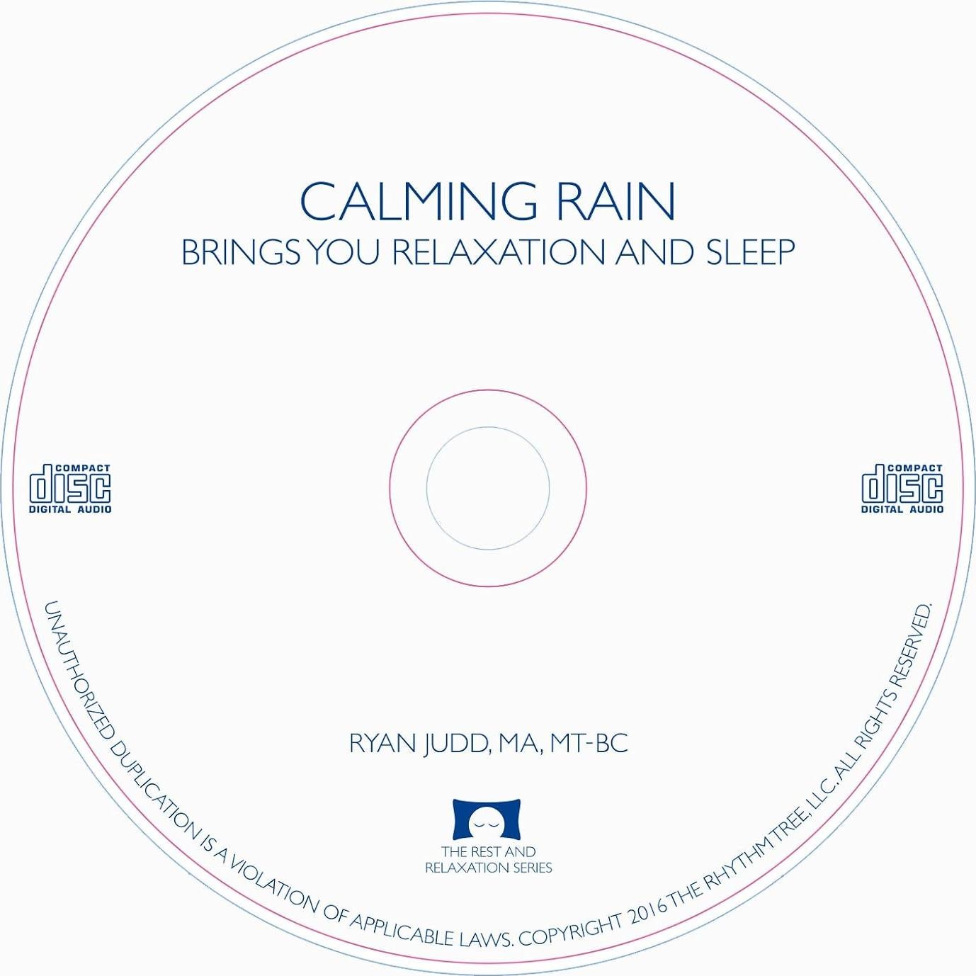 CD de Sonidos de Lluvia Calmante The Rhythm Tree - 60 Minutos