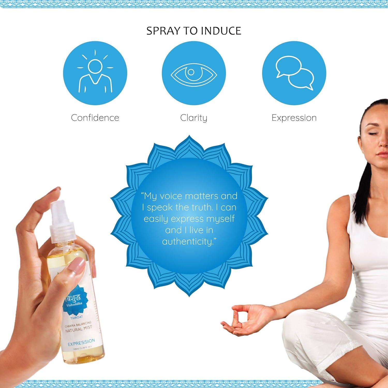 Spray Aromaterapia Aromafume Vishuddha 100ml - Chakra Garganta