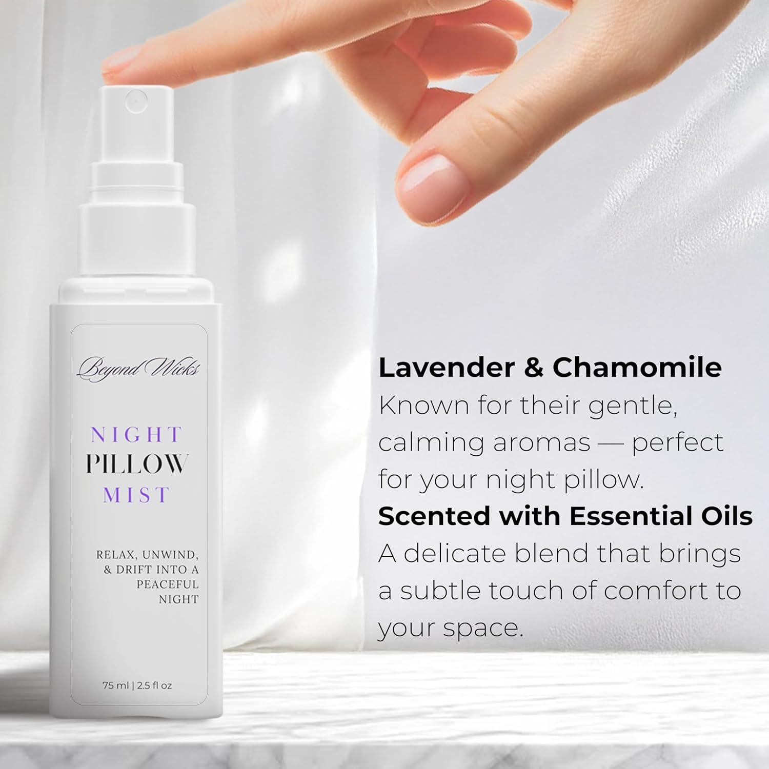 Spray para Almohadas Beyond Wicks 75ml - Lavanda y Manzanilla