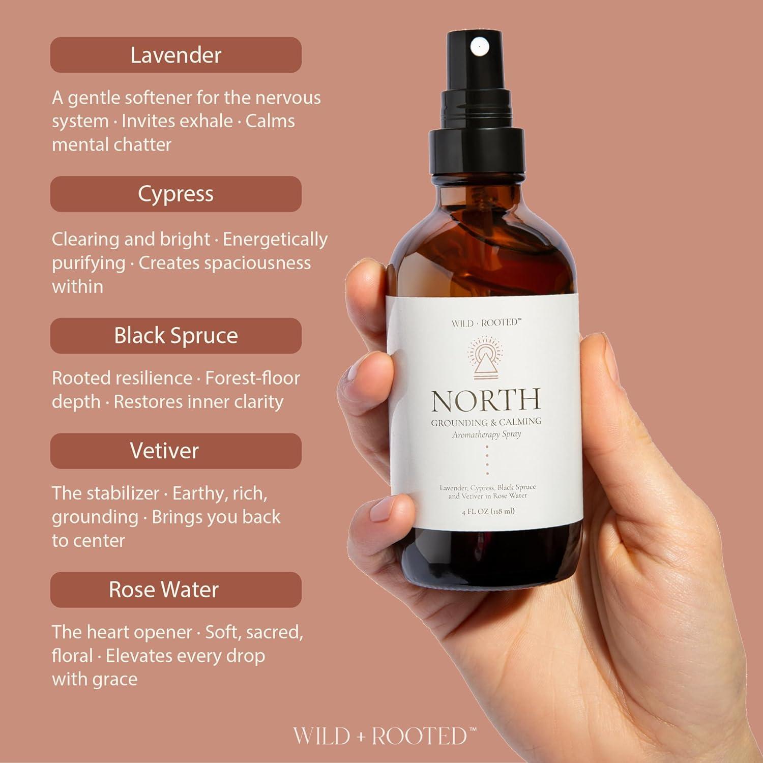Spray de Aromaterapia North Wild + Rooted 113ml - Lavanda y Pino