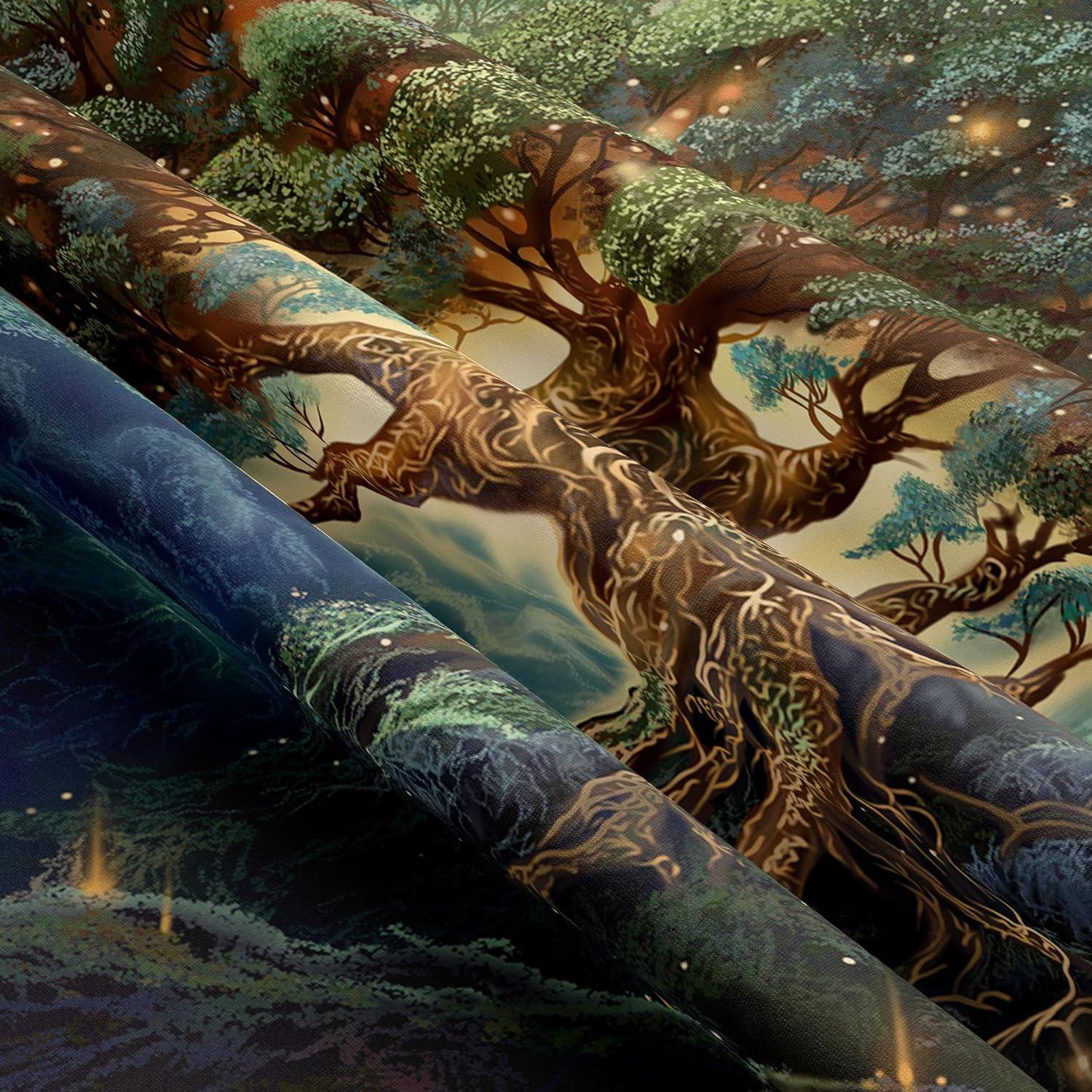 Tapiz del Árbol de la Vida Tapzen 101.6x76.2 cm Boho