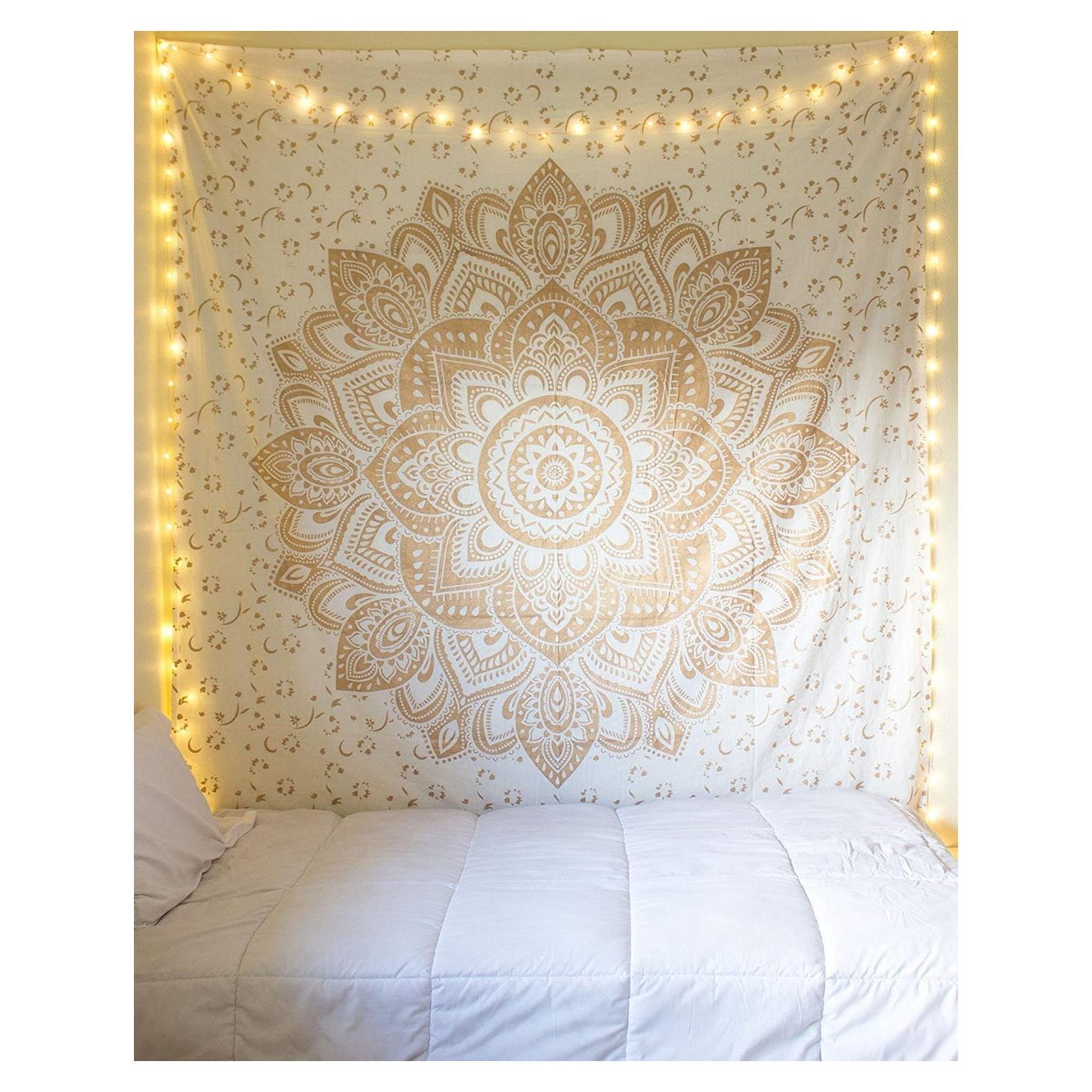 Tapiz de Pared Mandala Ombre Artesanías Populares 101.6x76.2 cm