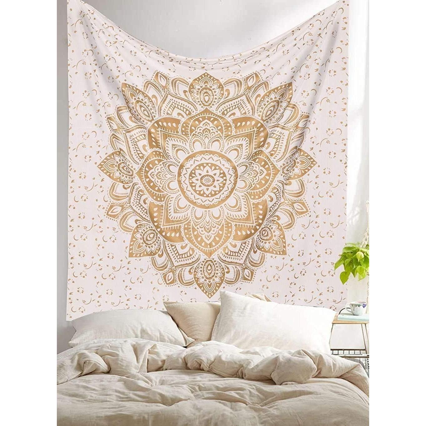 Tapiz de Pared Mandala Ombre Artesanías Populares 101.6x76.2 cm