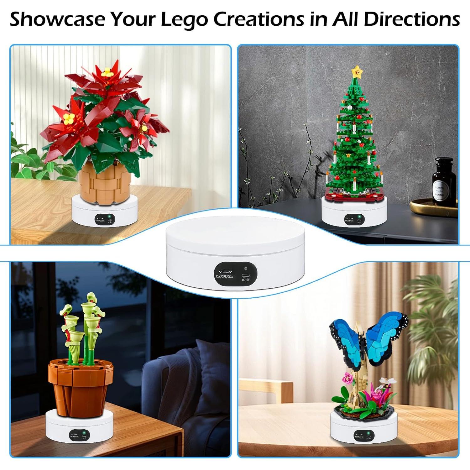 Soporte Giratorio 360° para Flores de LEGO - WJCJTJL