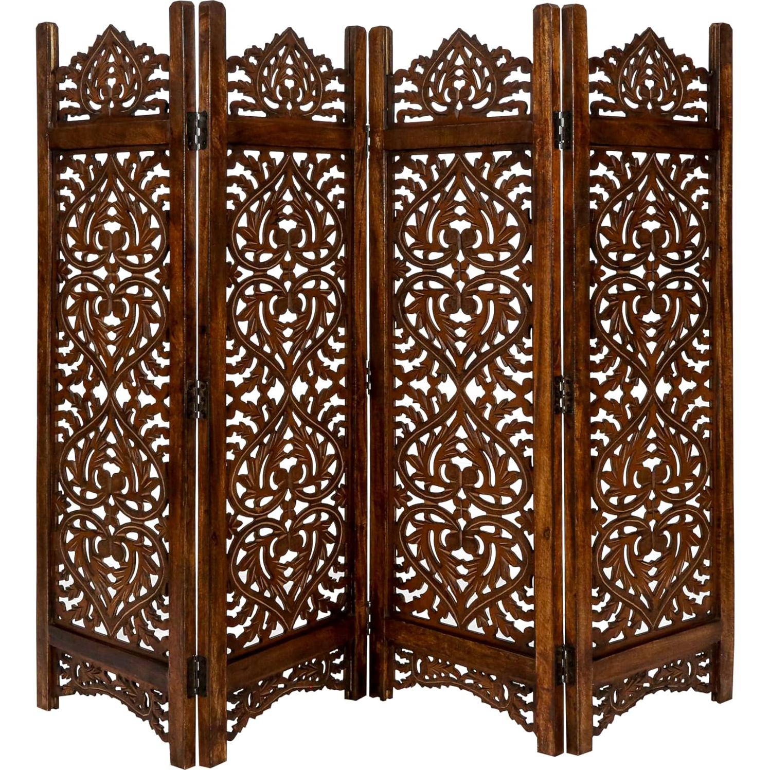 Divisor de habitación Light & Pro 4 paneles 162.56x121.92 cm