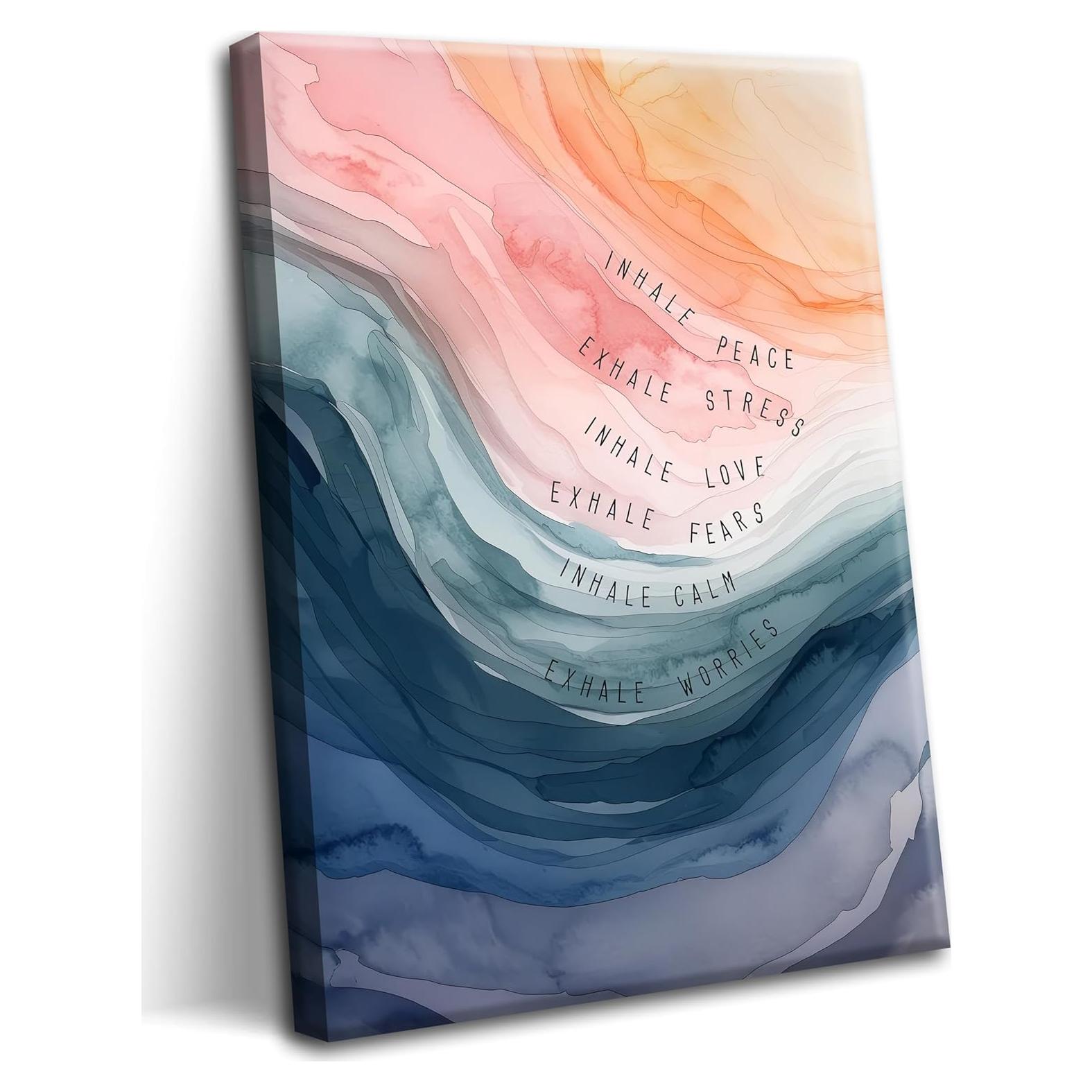 Arte de Pared Salud Mental YHCTHT Lienzo 40.64x30.48 cm