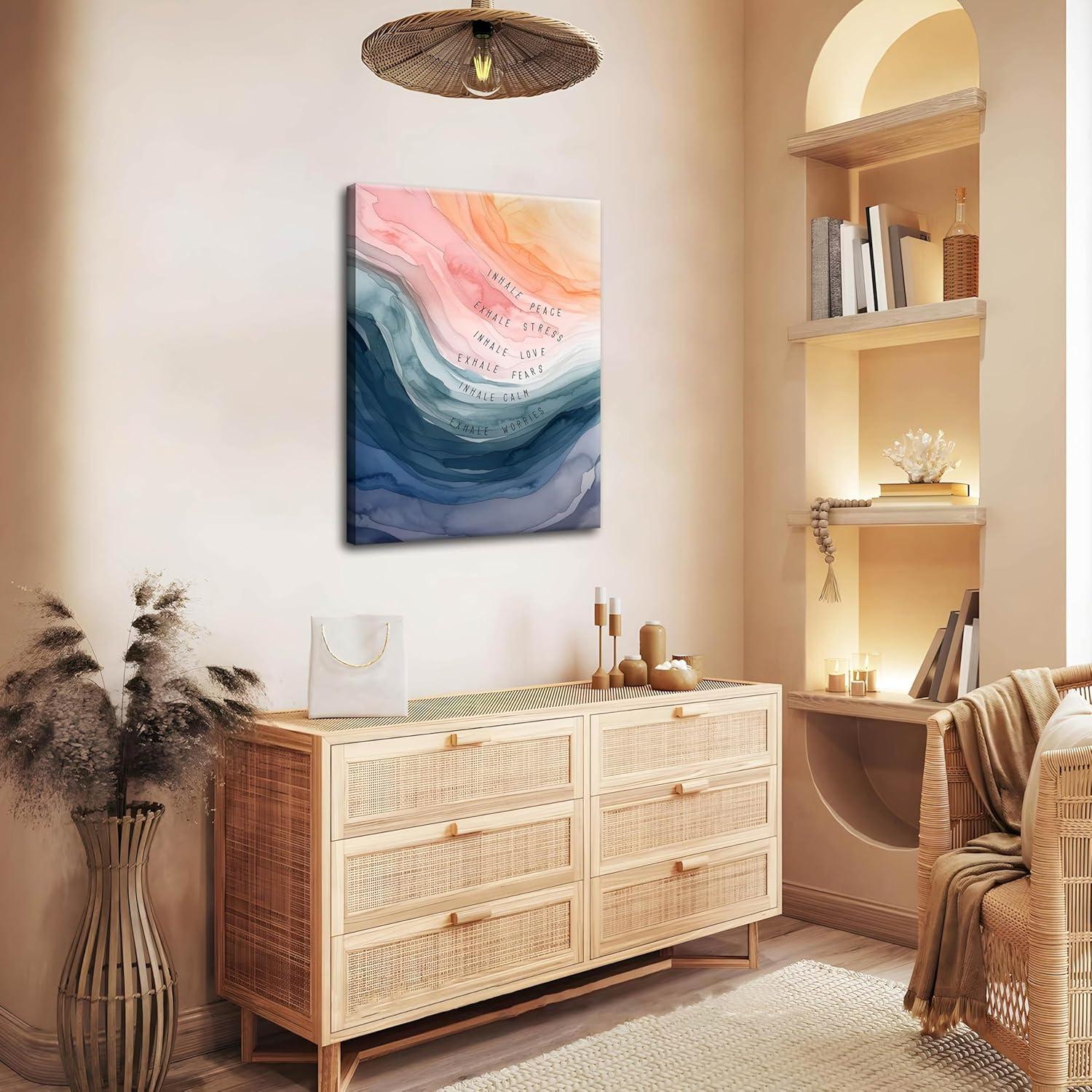 Arte de Pared Salud Mental YHCTHT Lienzo 40.64x30.48 cm