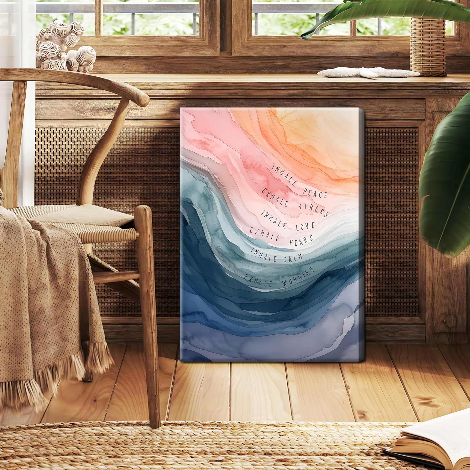 Arte de Pared Salud Mental YHCTHT Lienzo 40.64x30.48 cm