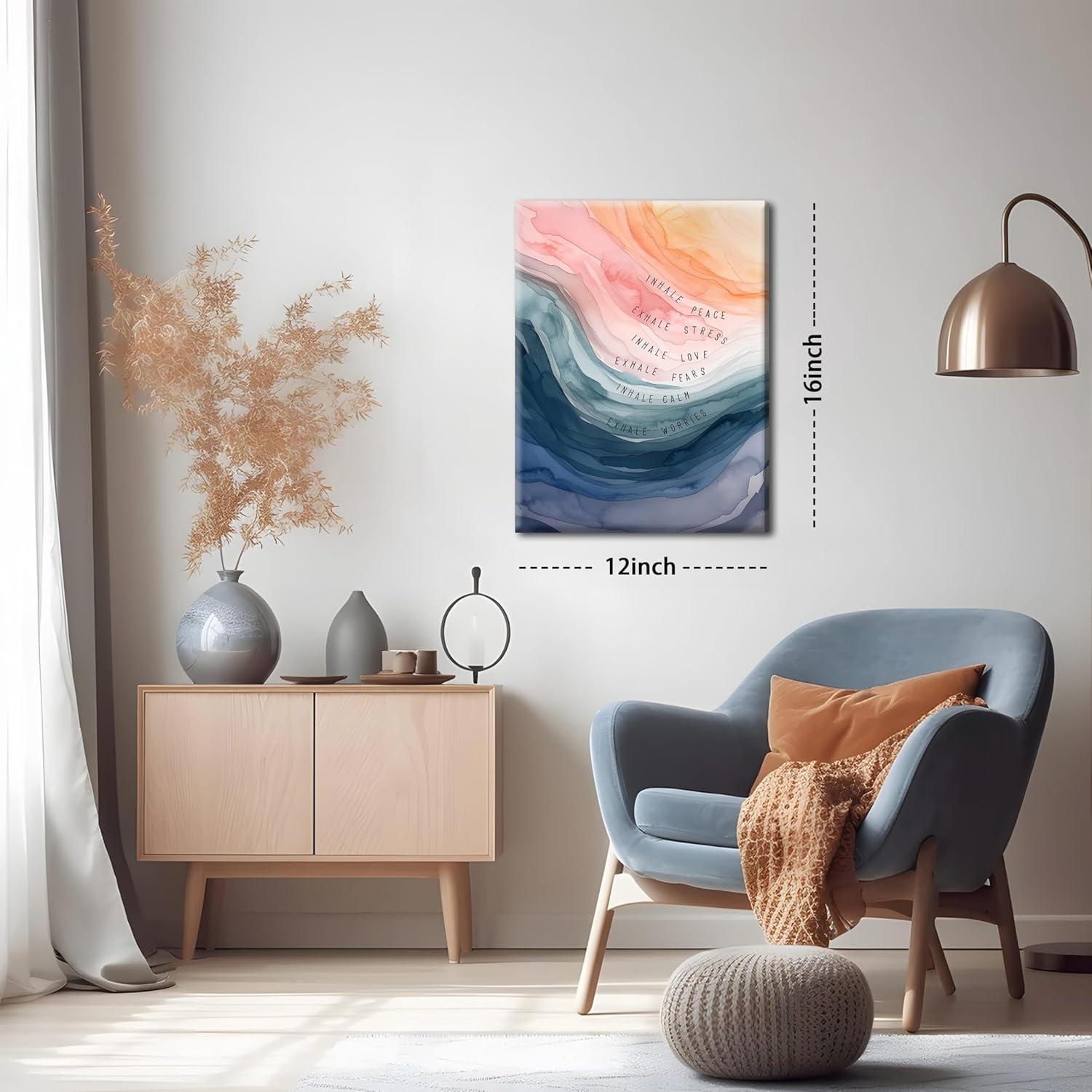 Arte de Pared Salud Mental YHCTHT Lienzo 40.64x30.48 cm