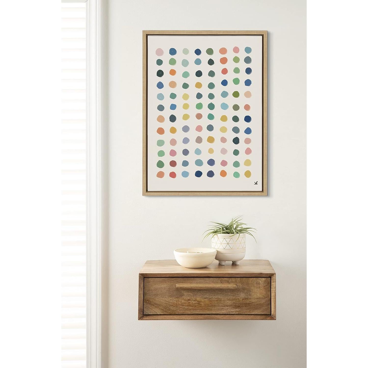 Arte en Lienzo Enmarcado Kate y Laurel Meditación 3 60x45 cm