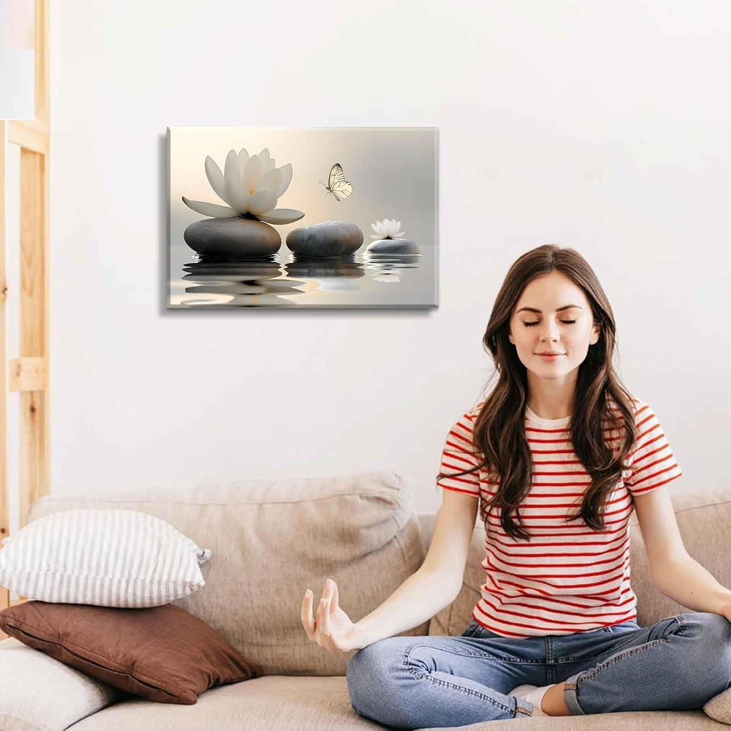 Arte de Pared Zen Lienzo Styfasin 40x30 cm Decoración Moderna