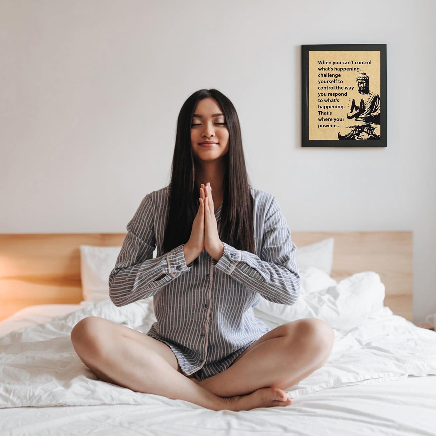 Póster Inspirador Buda 25x20 cm Sin Marco - Decoración Espiritual