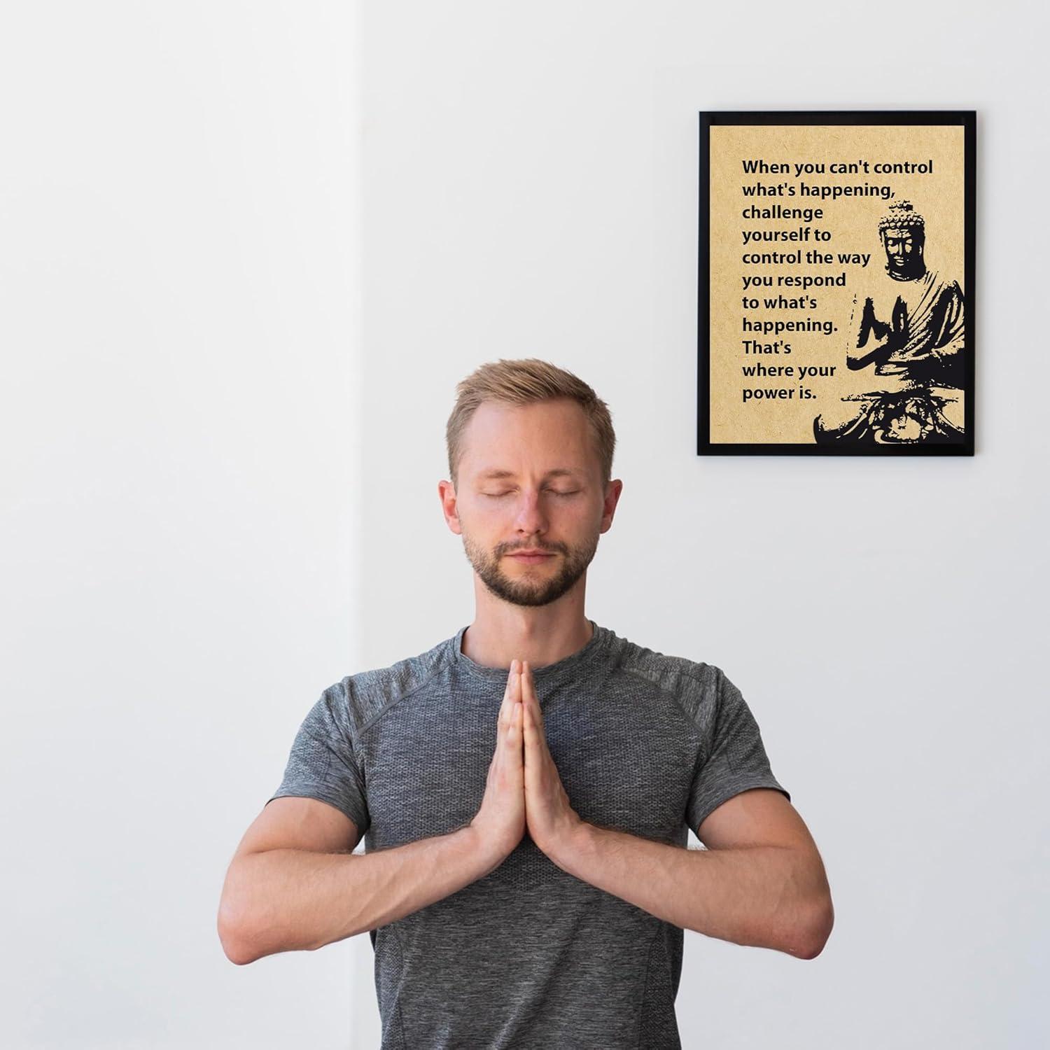 Póster Inspirador Buda 25x20 cm Sin Marco - Decoración Espiritual