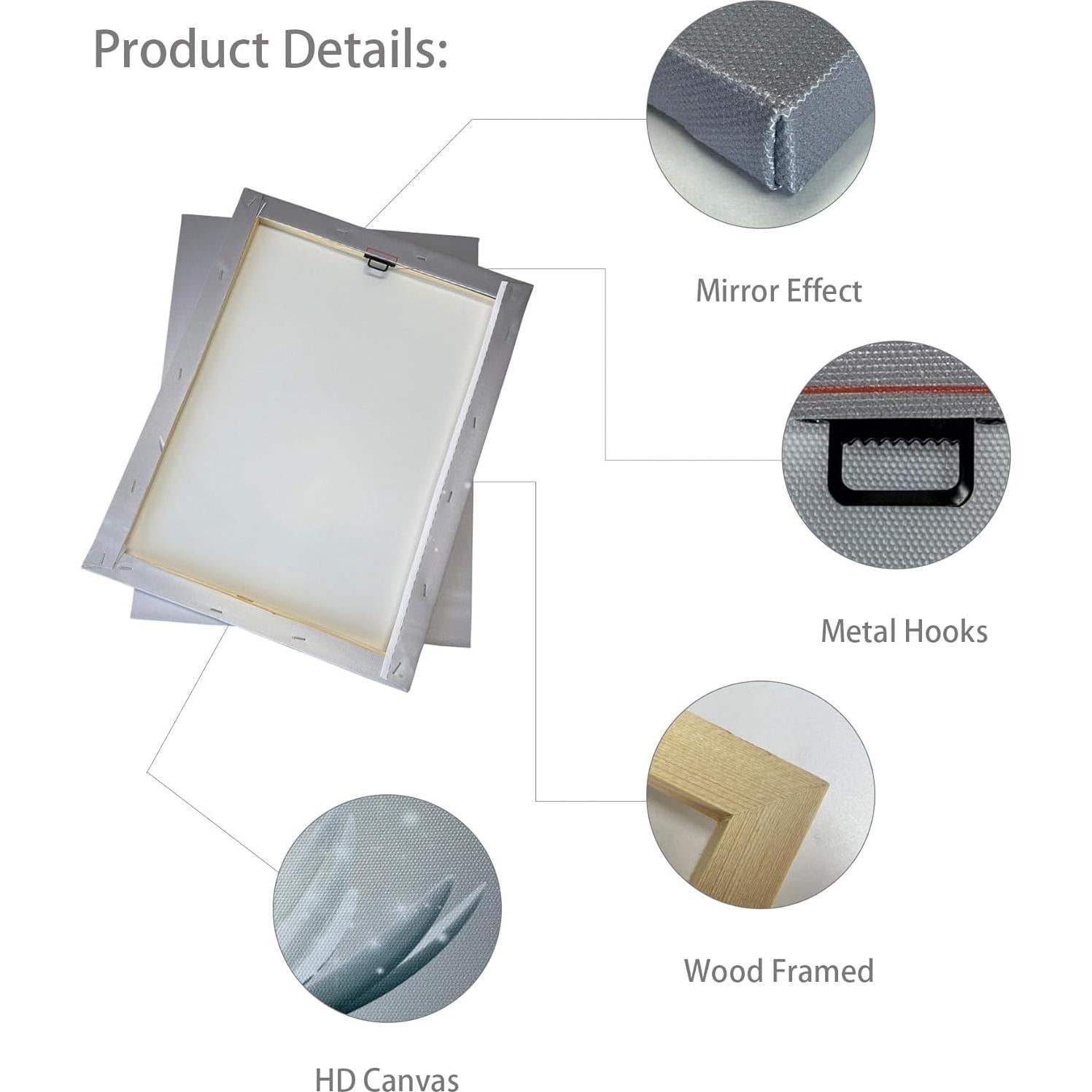 Arte de Pared Loto Zen YIOZHAOFH 40x60cm Impermeable