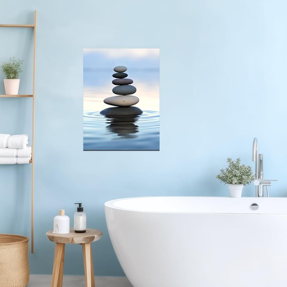 Arte de Pared en Lienzo Zen QIXIANG 30x45 cm Decoración