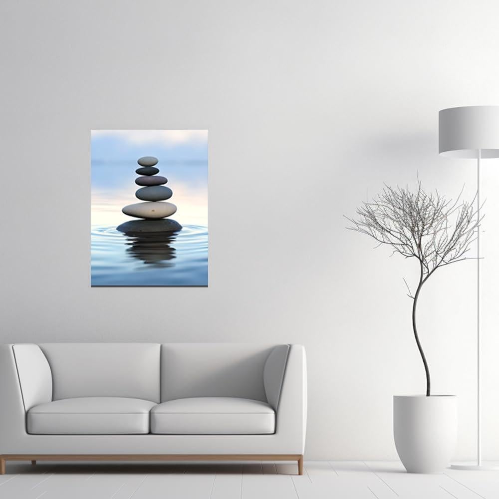 Arte de Pared en Lienzo Zen QIXIANG 30x45 cm Decoración