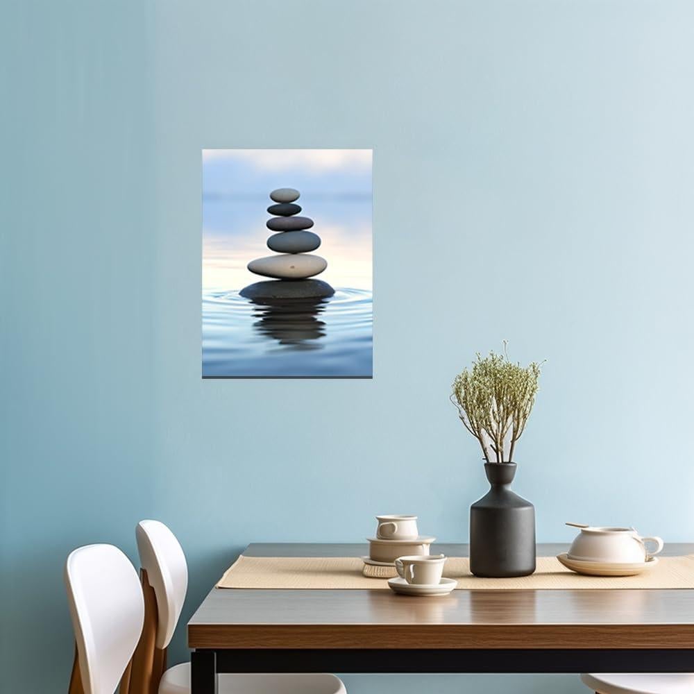 Arte de Pared en Lienzo Zen QIXIANG 30x45 cm Decoración