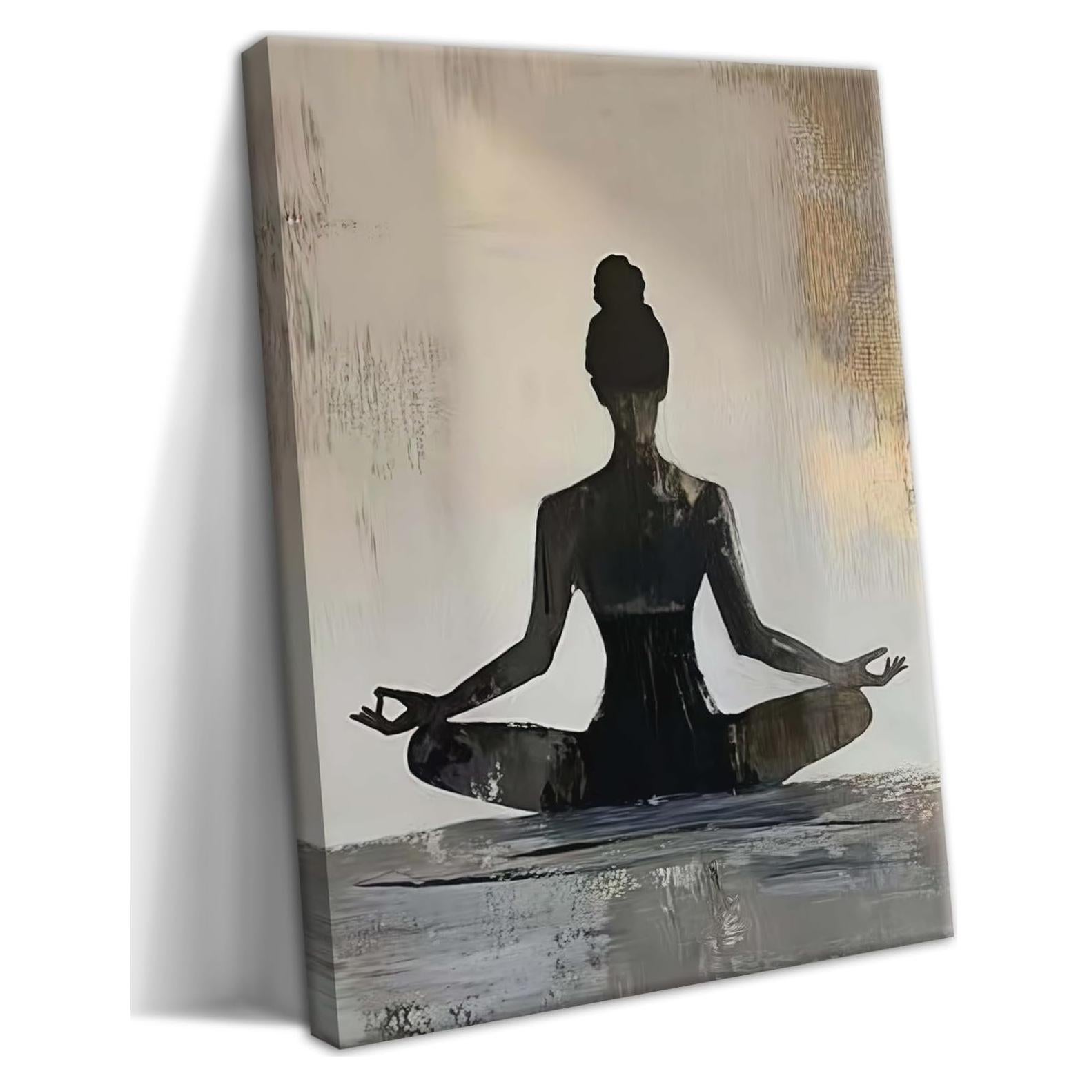 Arte de Pared en Lienzo YBYNICE Meditación Zen 40.64x60.96 cm