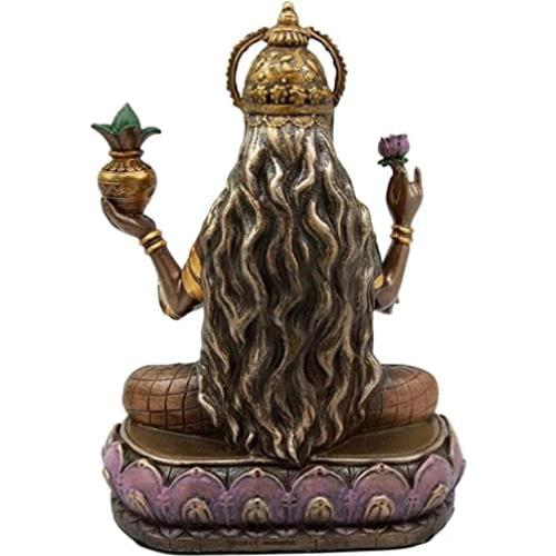 Estatua Lakshmi Diosa Hindú de Riqueza 16.5 cm Decorativa