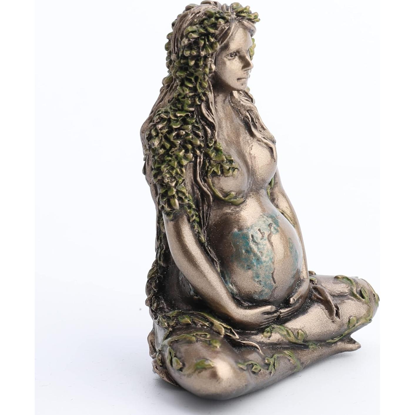 Figurita Madre Tierra Gaia Veronese 6.35 cm Resina Bronce