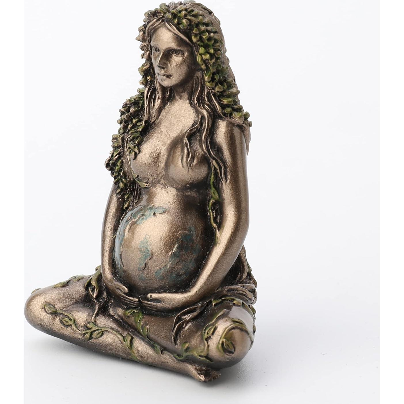 Figurita Madre Tierra Gaia Veronese 6.35 cm Resina Bronce