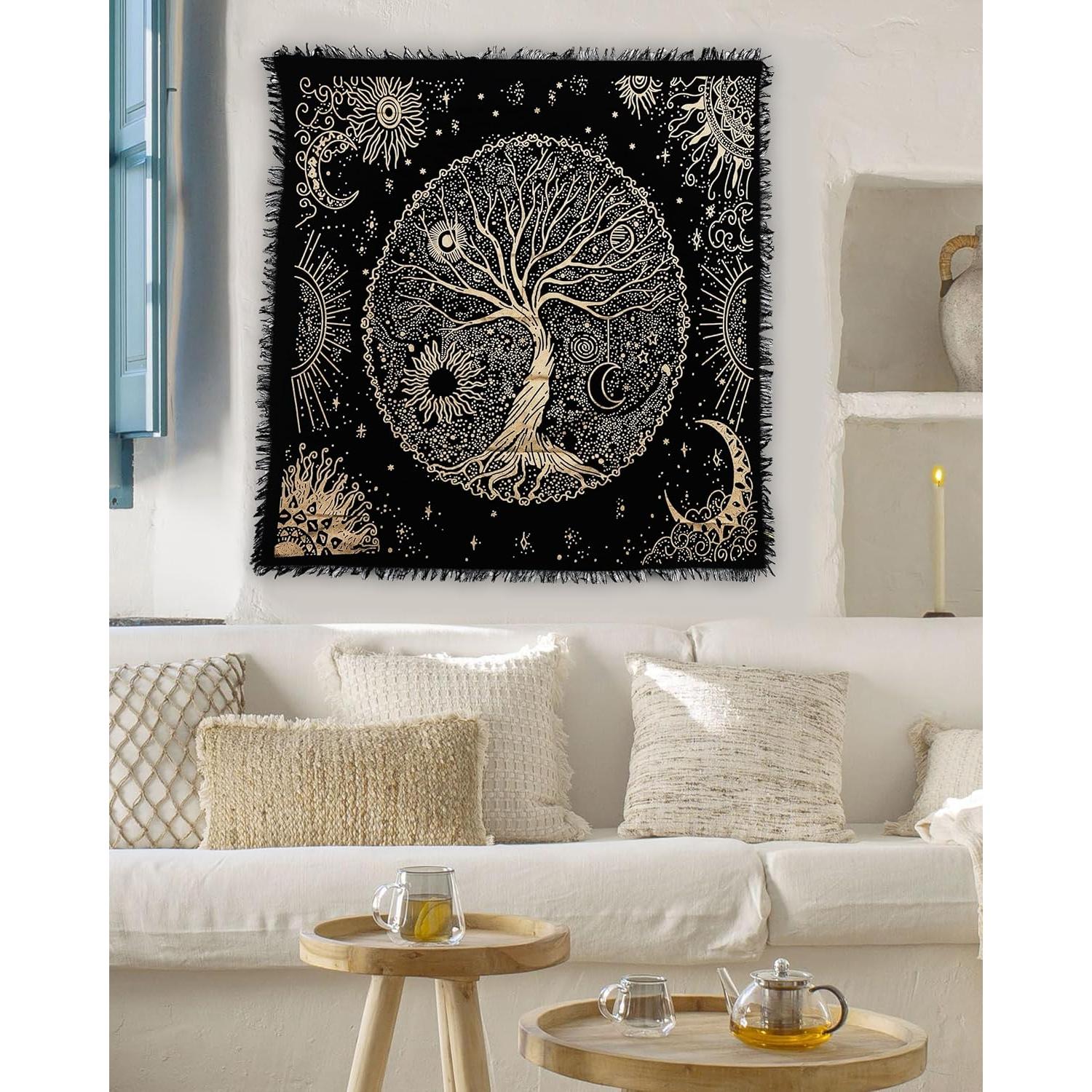 Tela de Altar Cuadrada 91x91cm Indian Consigners Algodón