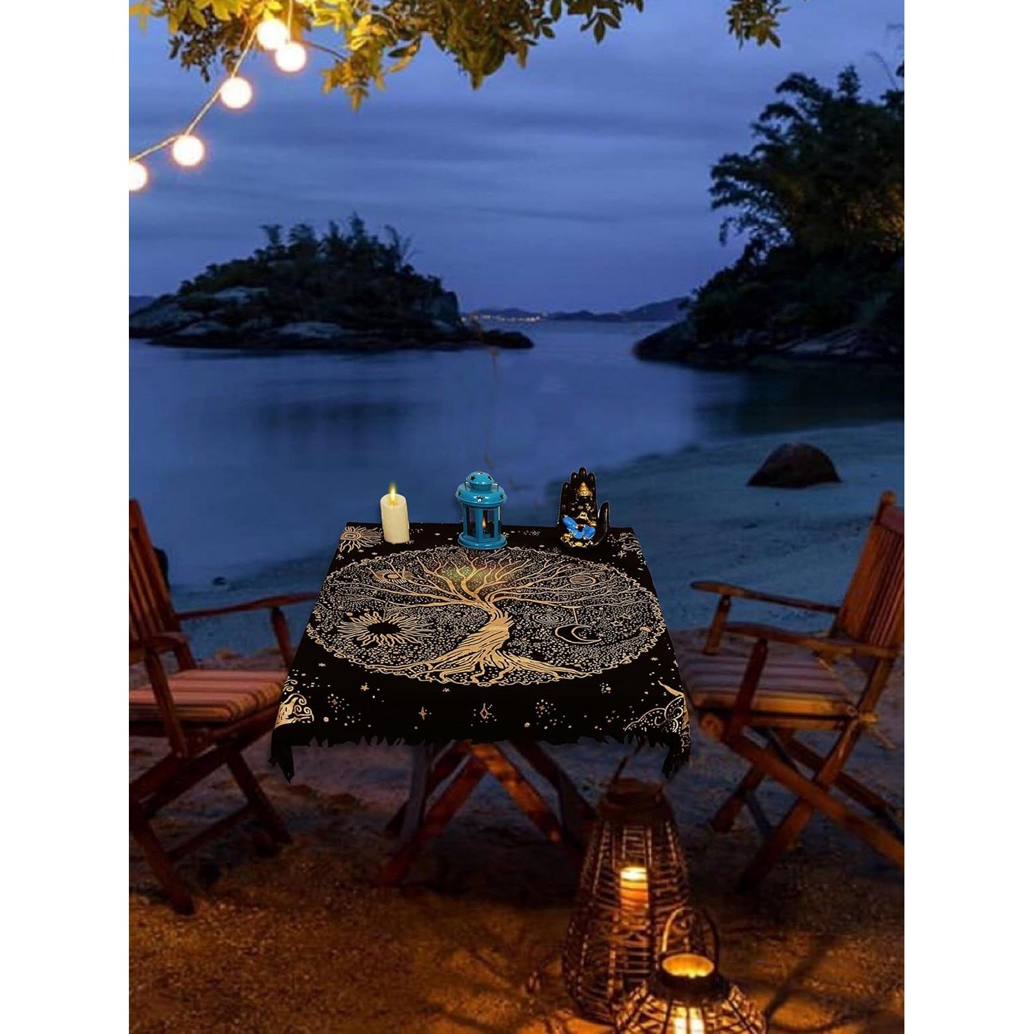 Tela de Altar Cuadrada 91x91cm Indian Consigners Algodón