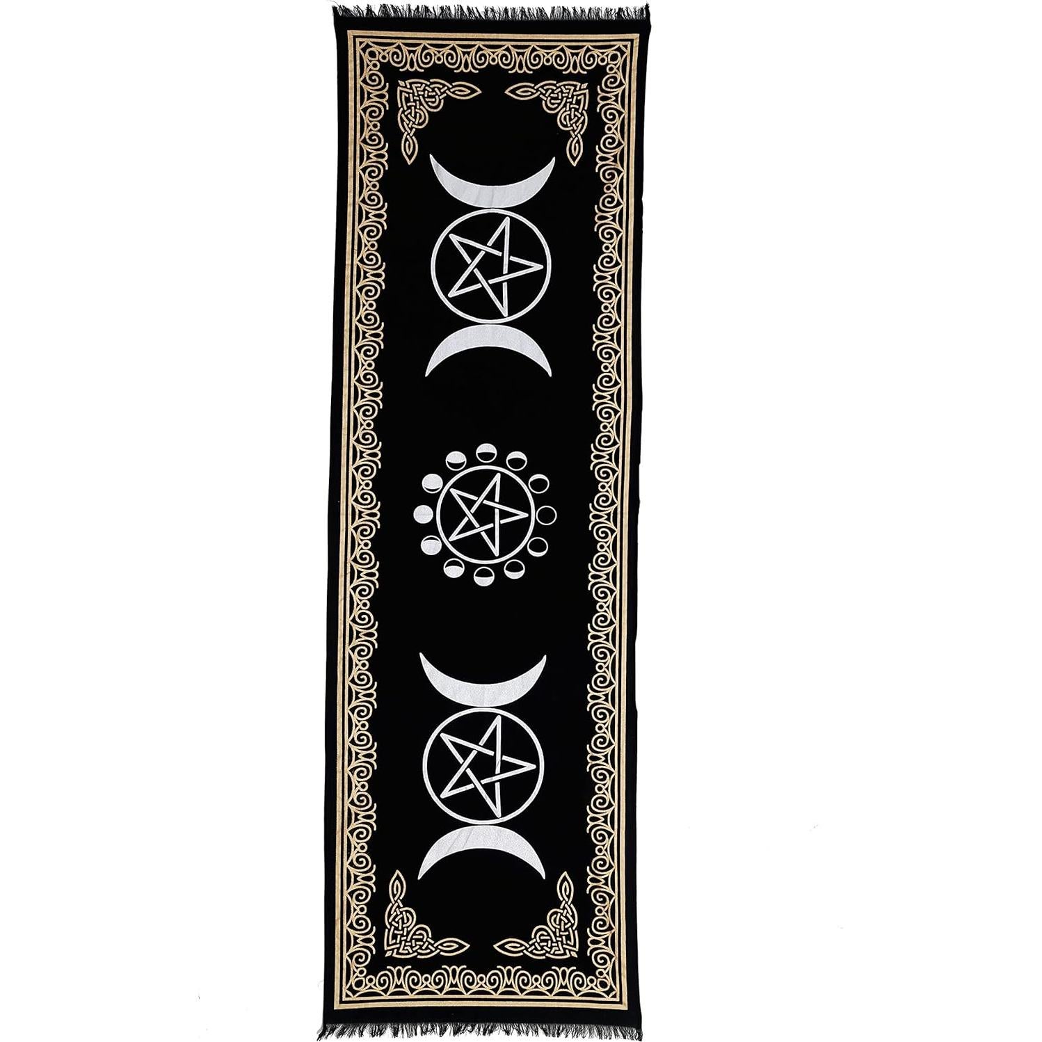 Tela de Altar Algodón Indian Consigners Fases de Luna 182x56 cm