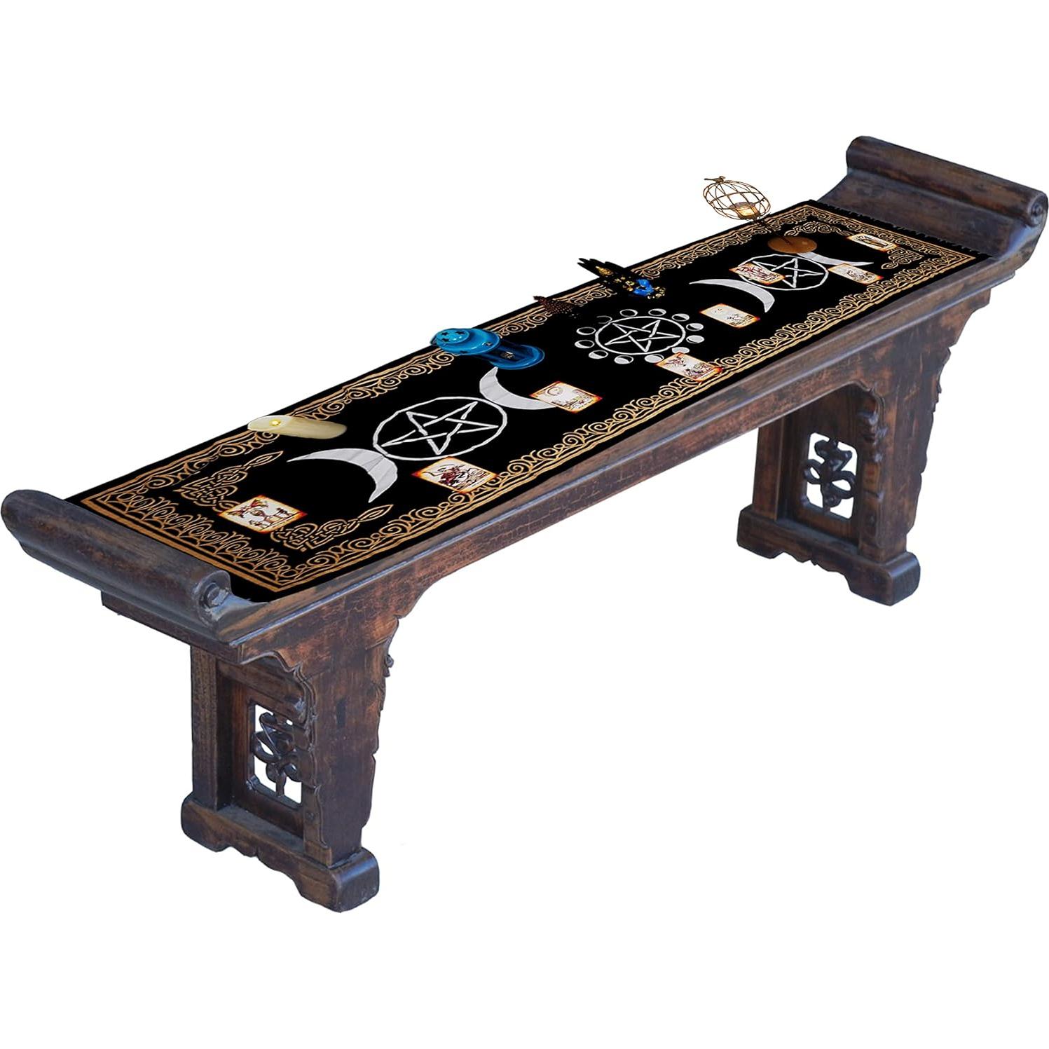 Tela de Altar Algodón Indian Consigners Fases de Luna 182x56 cm