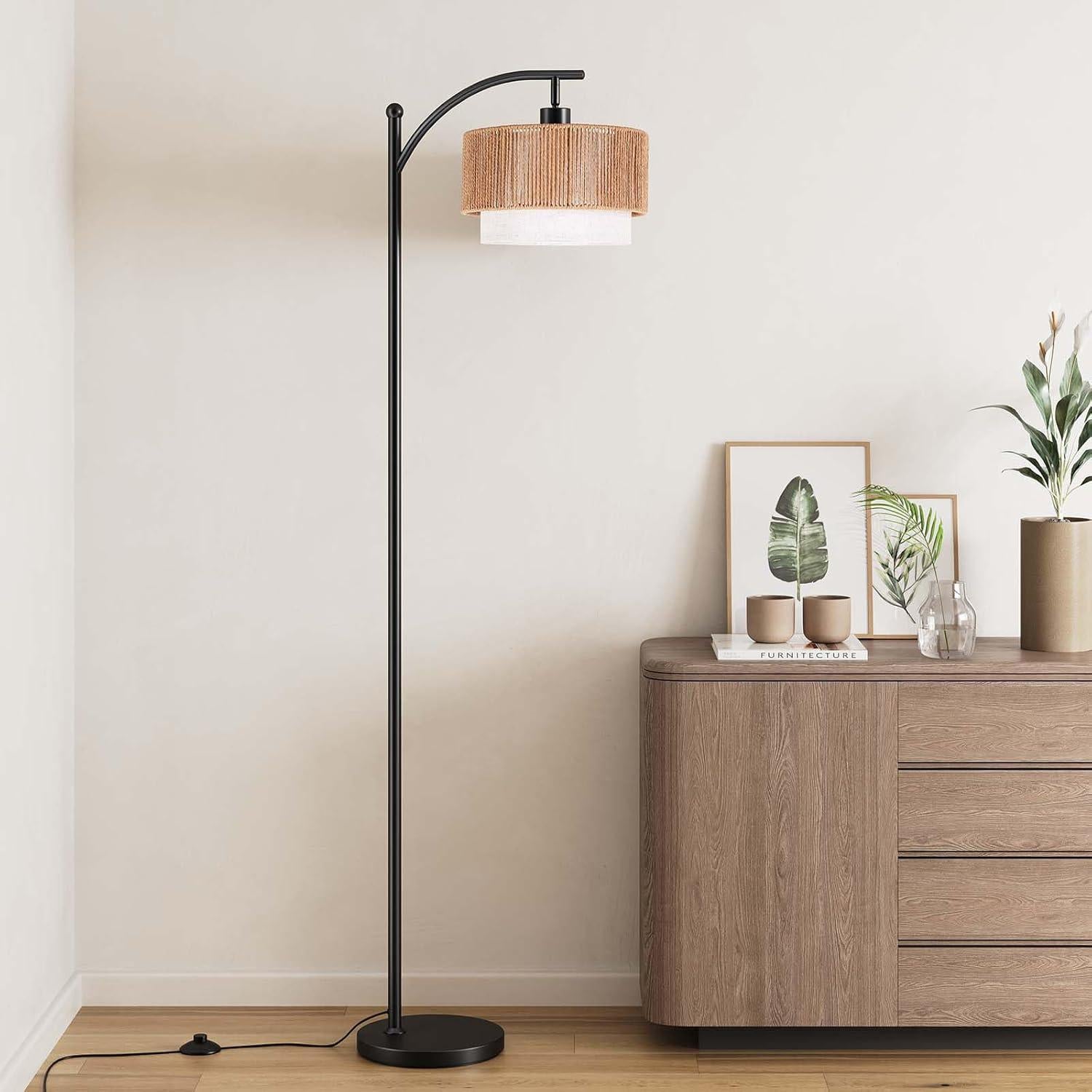 Lámpara de Pie SUNMORY Arco LED 12W 3 Temperaturas Color