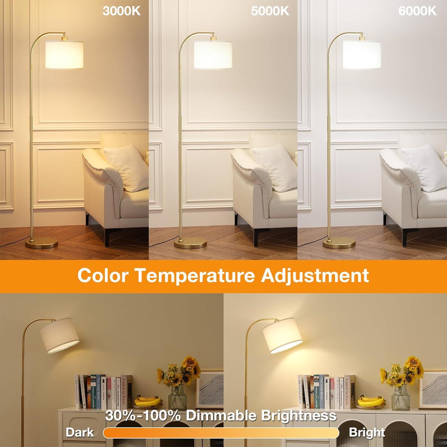 Lámpara de Pie Ambimall RPT-QZB40401 con Control Remoto 160cm