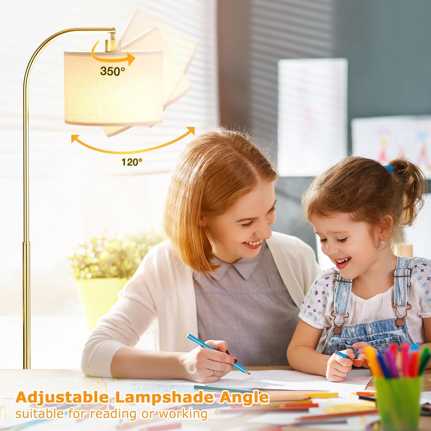 Lámpara de Pie Ambimall RPT-QZB40401 con Control Remoto 160cm