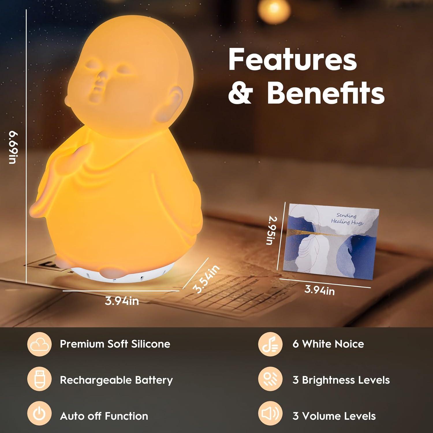 Luz de Respiración Guiada H-OMMEASSY para Meditación y Relajación