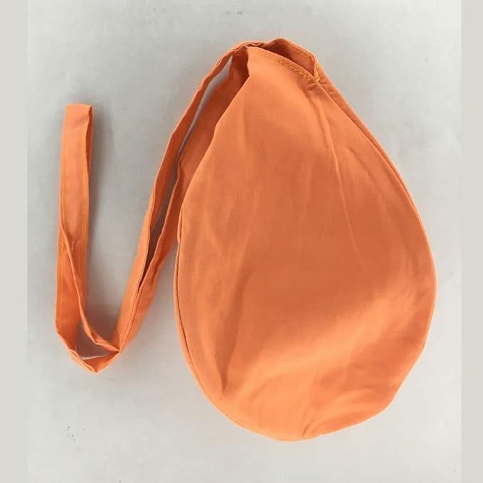 Bhagwa Gomukhi Japa Cotton Bag with Sakshi Mala