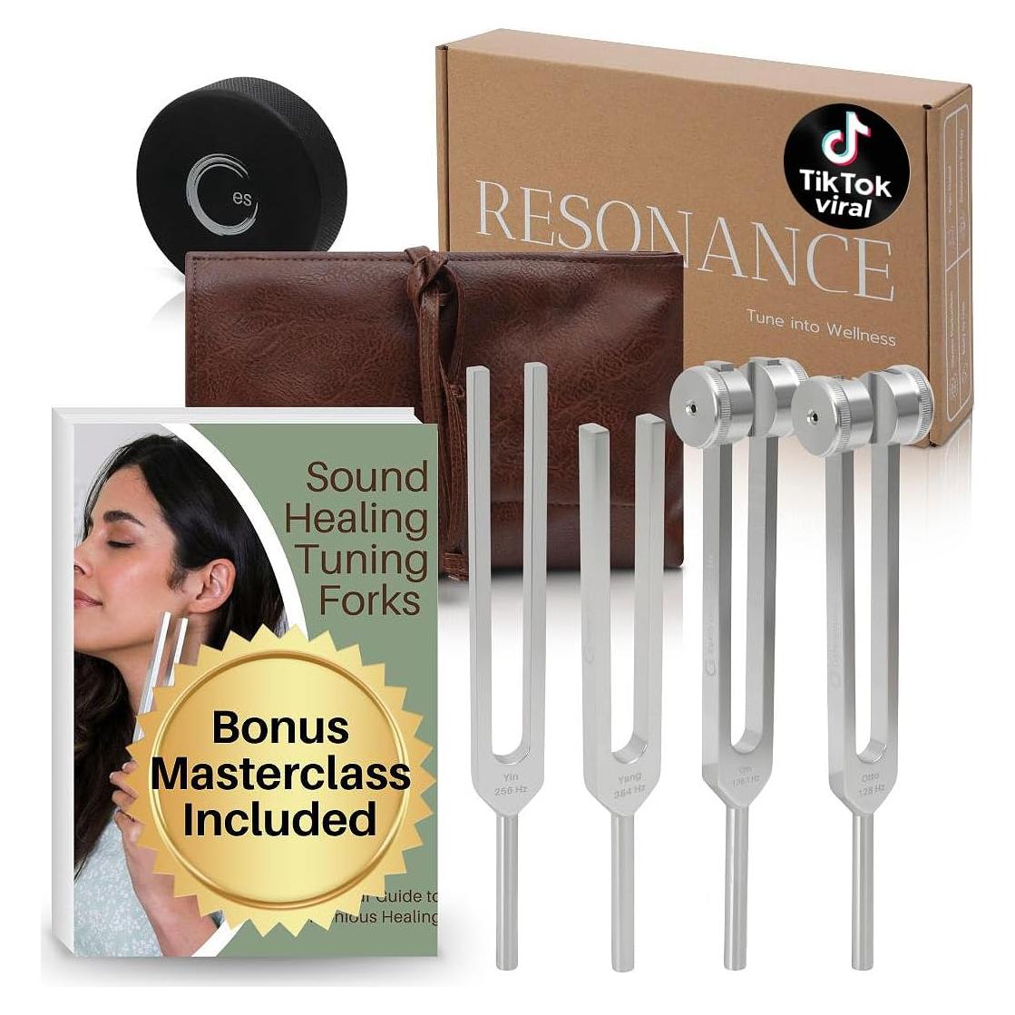 Juego de Tenores de Resonancia Enso Sensory - 128Hz, 136Hz, 256Hz, 384Hz