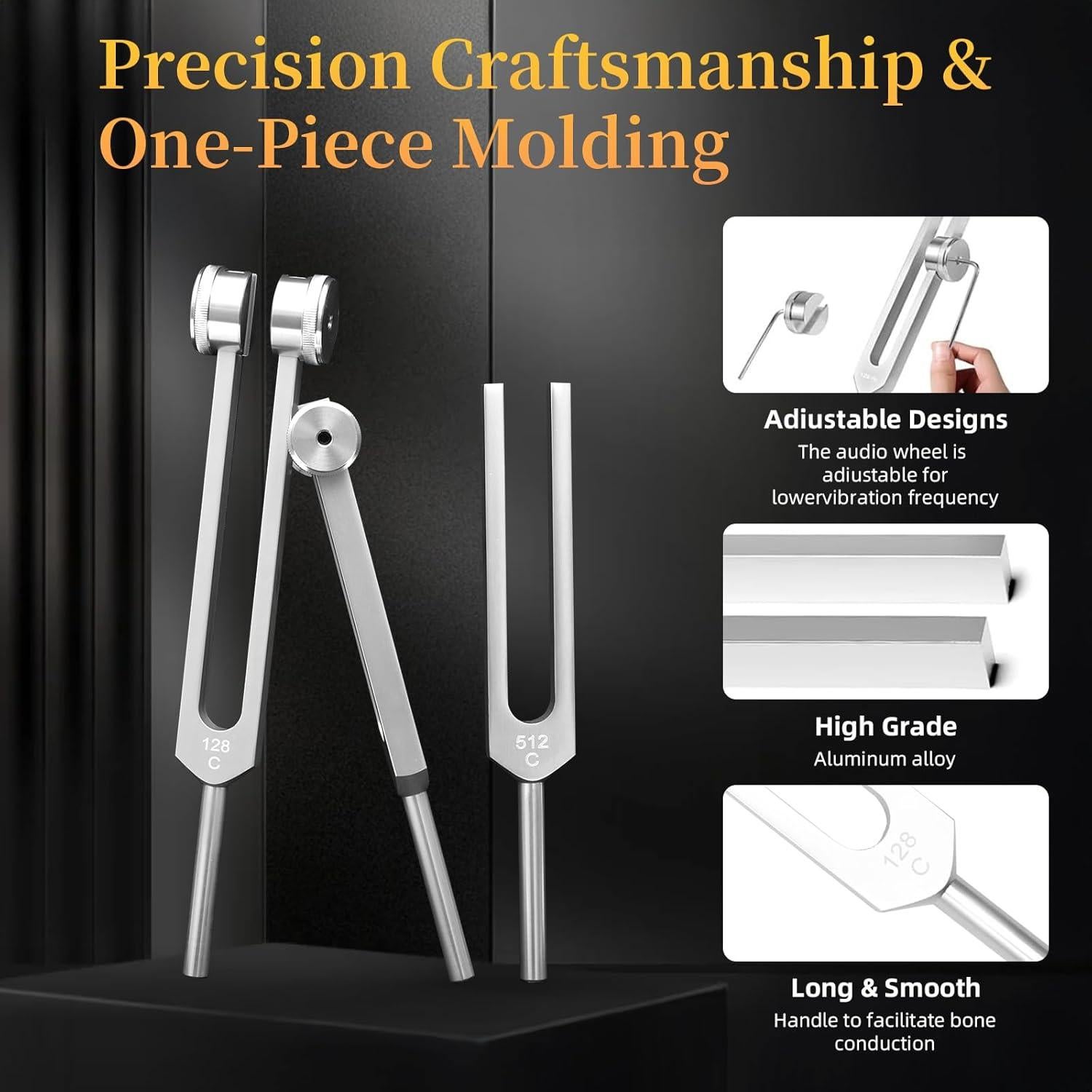 Juego de Tonos de Afinación MELHA C128 C256 C512 con Martillo