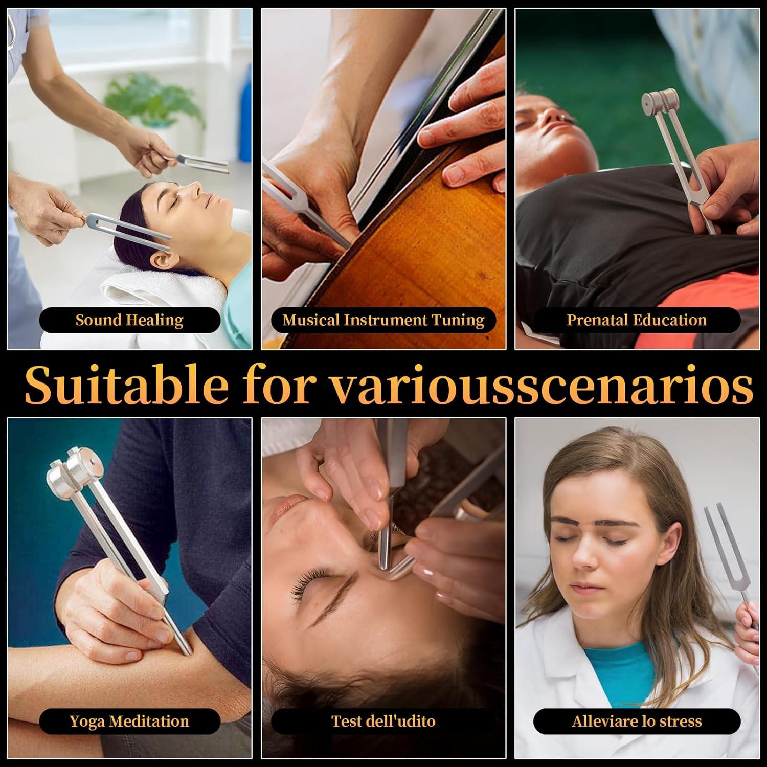 Juego de Tonos de Afinación MELHA C128 C256 C512 con Martillo