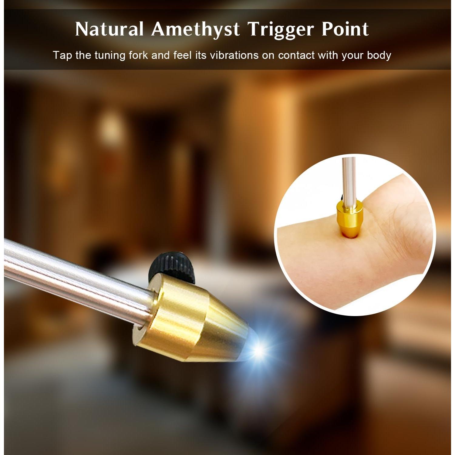 Juego de Diapasones de Sanación Lrowvenu 4 Frecuencias