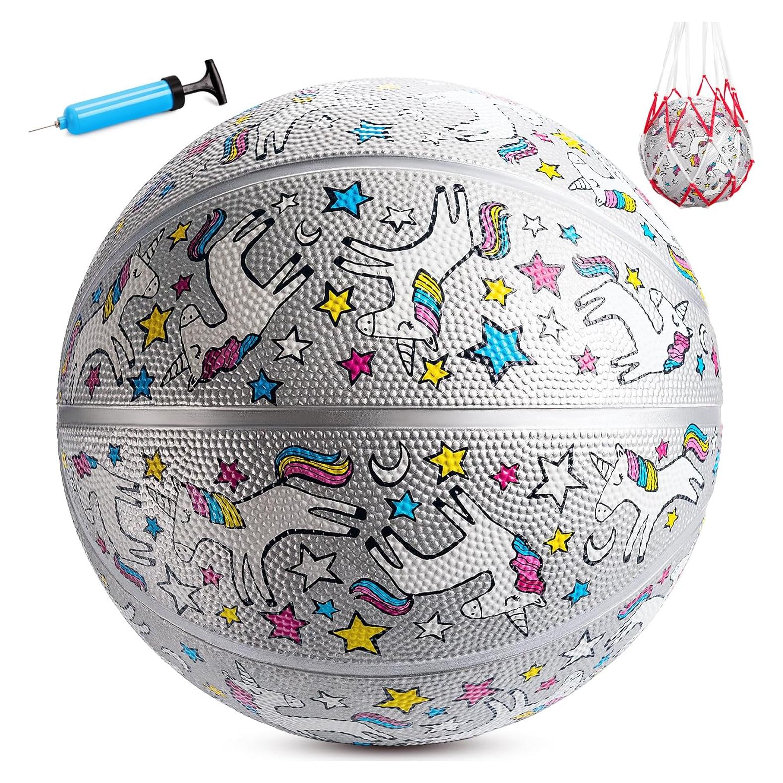 Balón de Baloncesto INPODAK Tamaño 5 Unicornio 69.85 cm