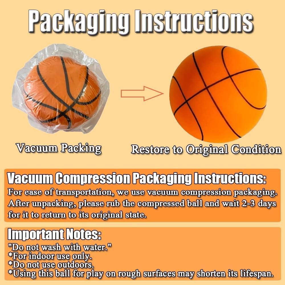 Balón de Baloncesto Silencioso Yalemie Tamaño 7 Espuma PU