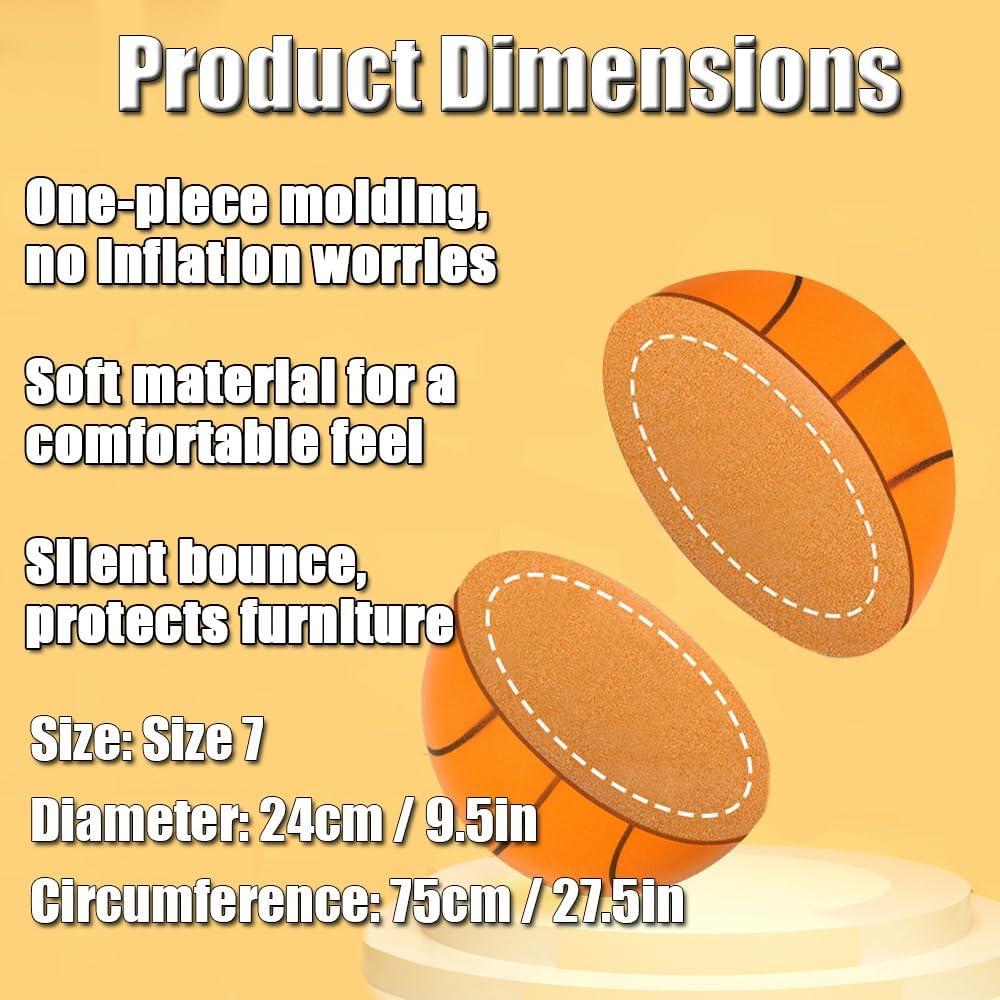 Balón de Baloncesto Silencioso Yalemie Tamaño 7 Espuma PU