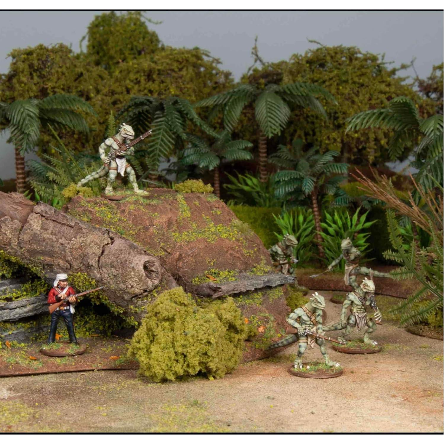 Miniaturas Hombres Lagarto Wargames Atlantic - 24 Piezas