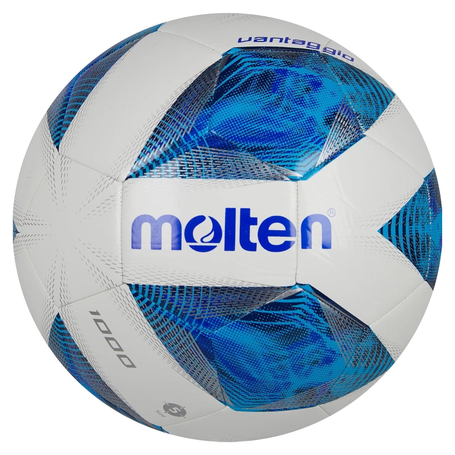 Balón de Fútbol Molten F5A1000 Tamaño 5 Azul/Blanco