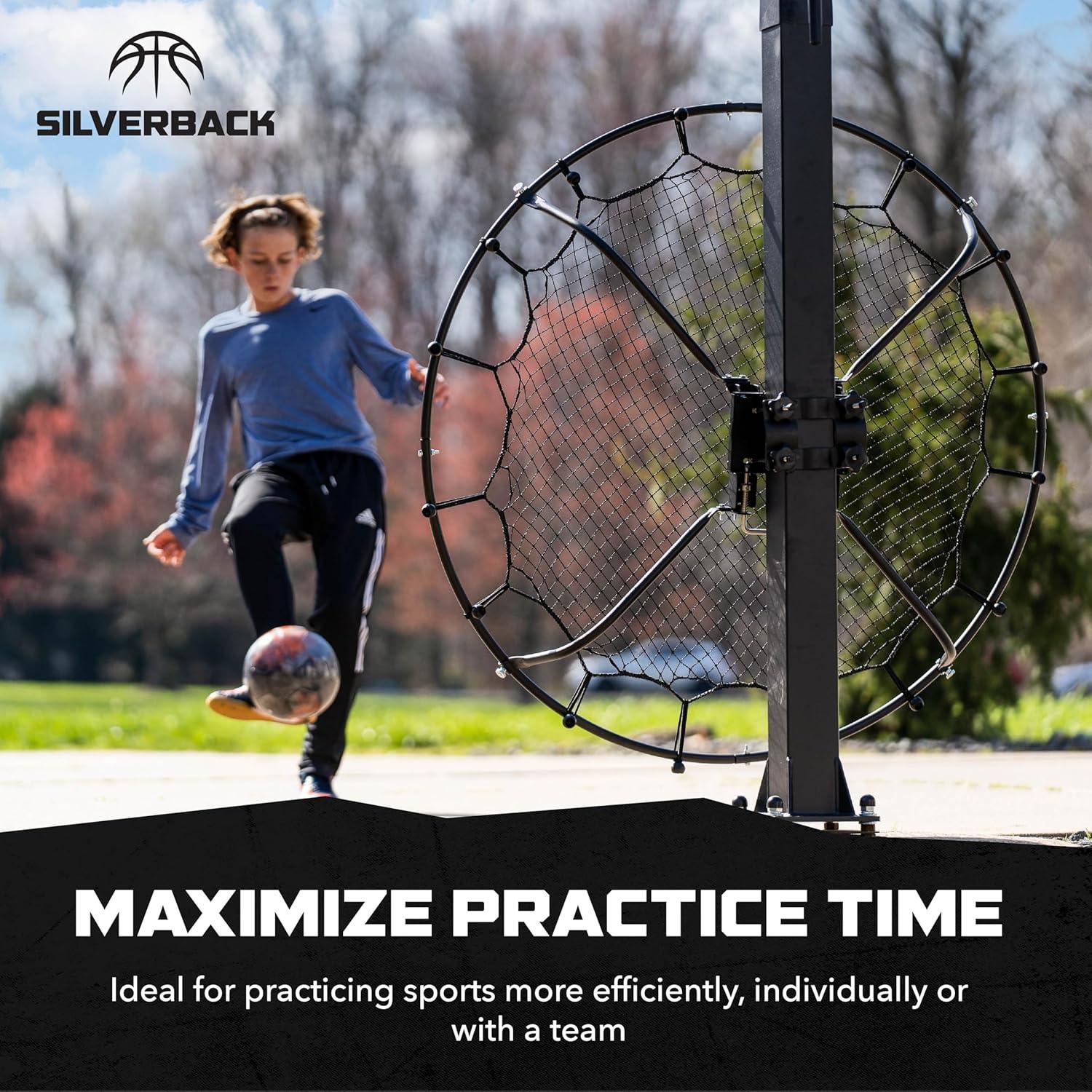 Red de Rebotar Multi-Deporte Silverback Lock n Rock 121.9 cm