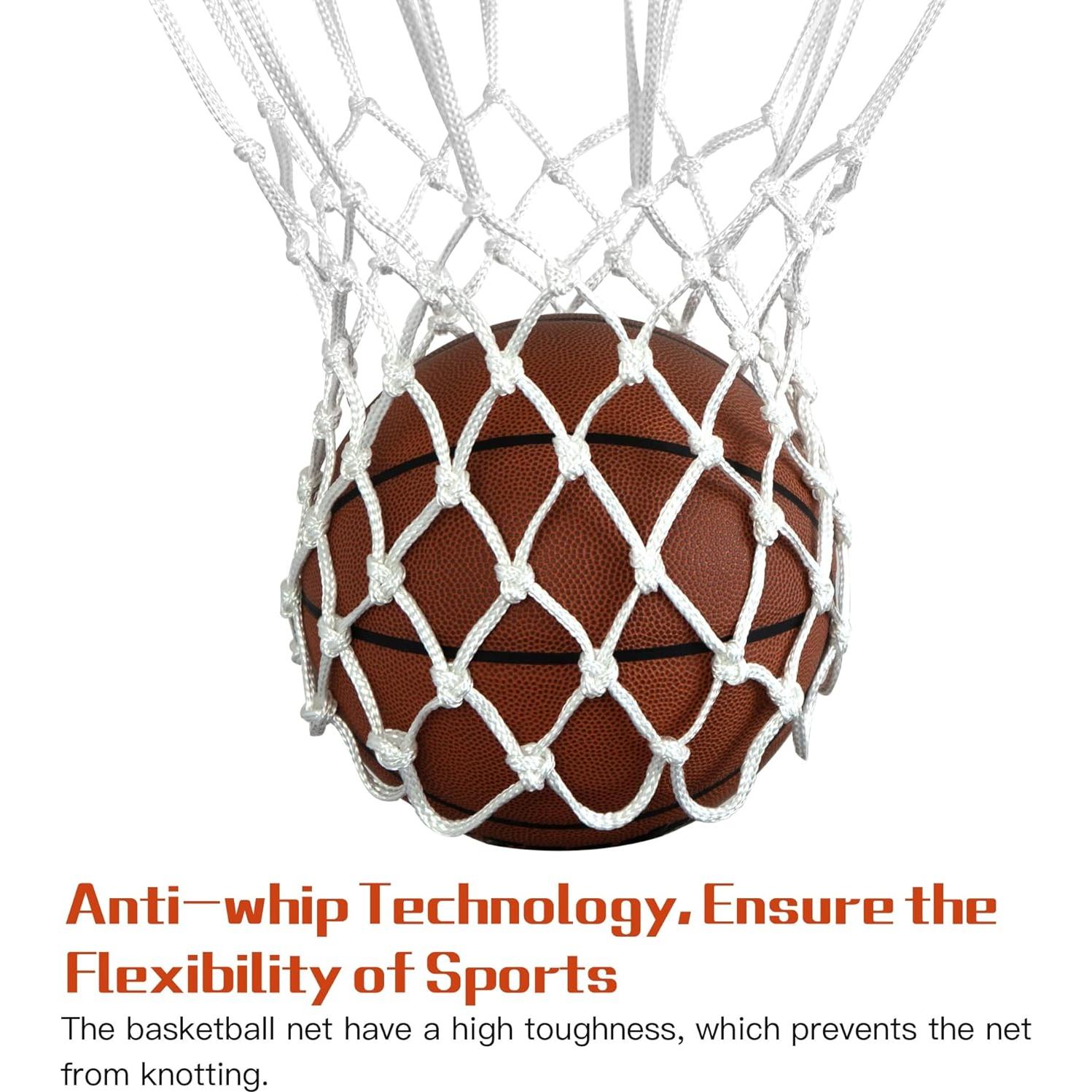 Red de Baloncesto Sanung 2 Paquetes Resistente para Interior y Exterior