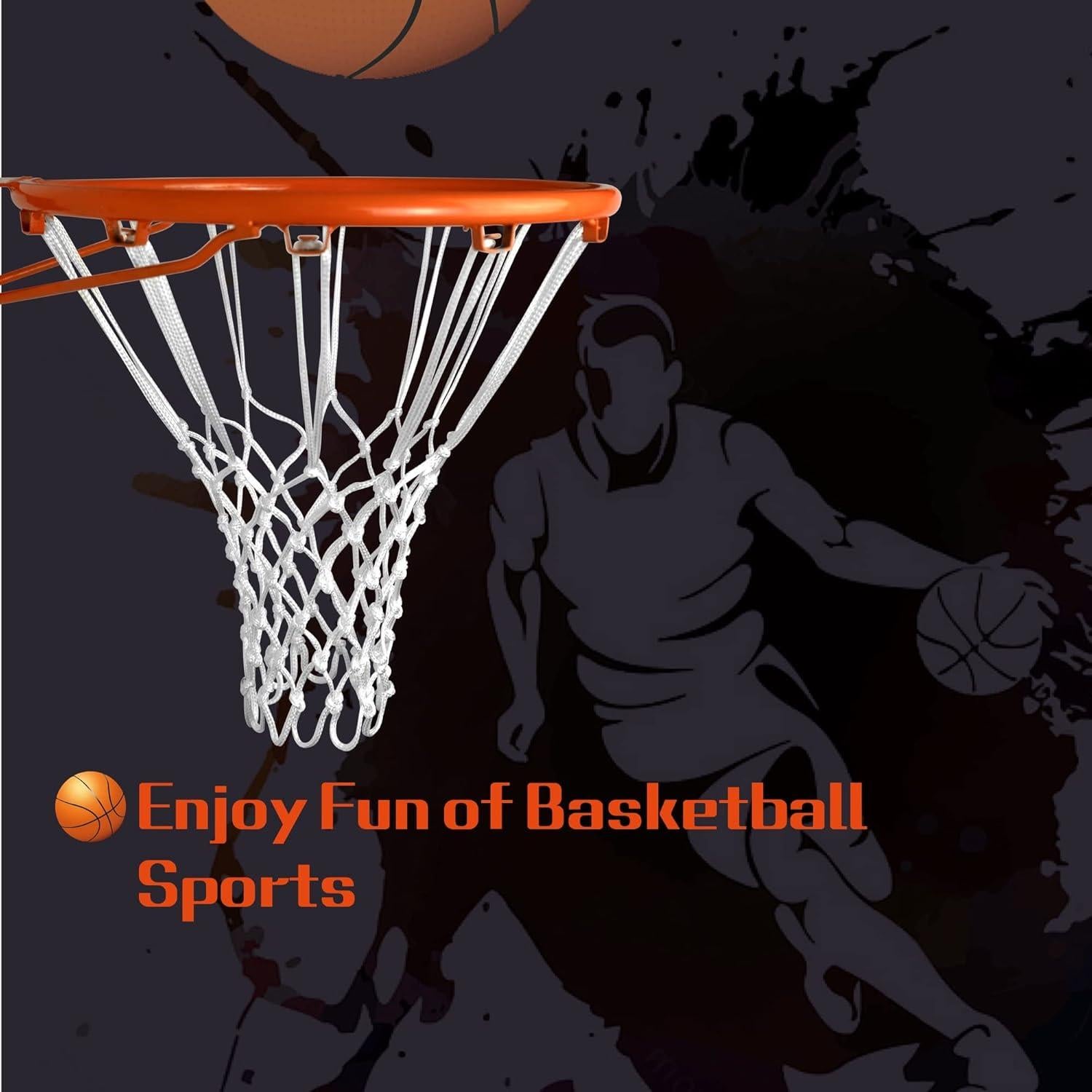 Red de Baloncesto Sanung 2 Paquetes Resistente para Interior y Exterior