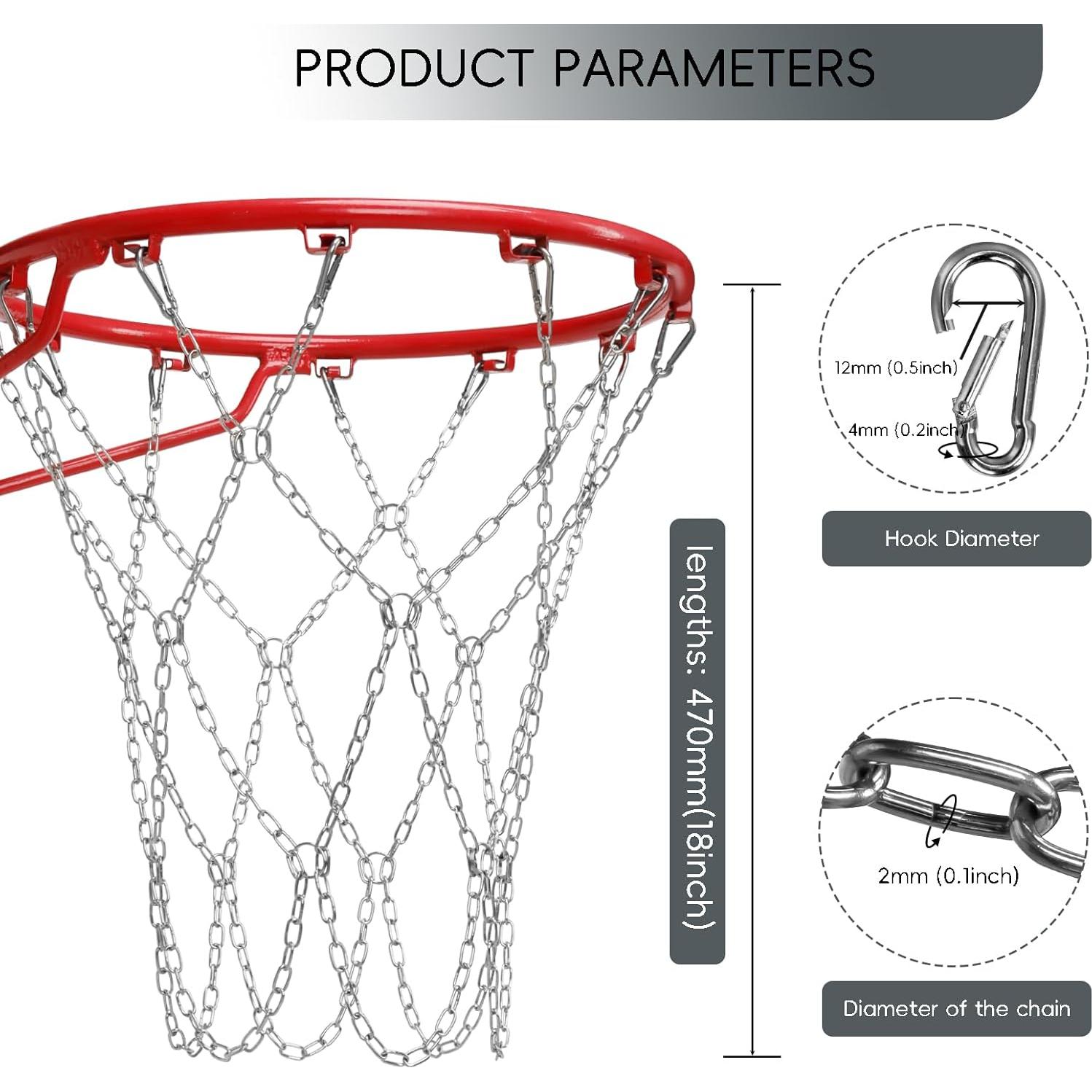 Red de Baloncesto Dakzhou LQW-002 Acero Inoxidable 450x450cm