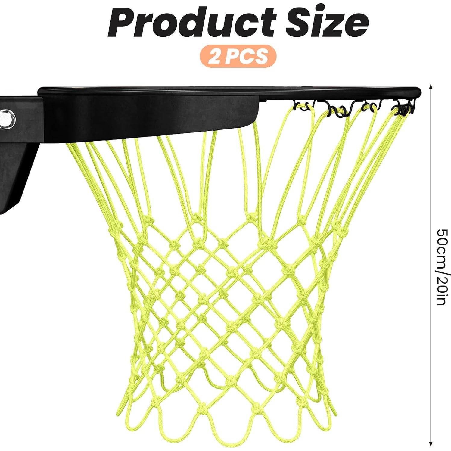 Red de Baloncesto Brillante en la Oscuridad Apausvcm 50cm