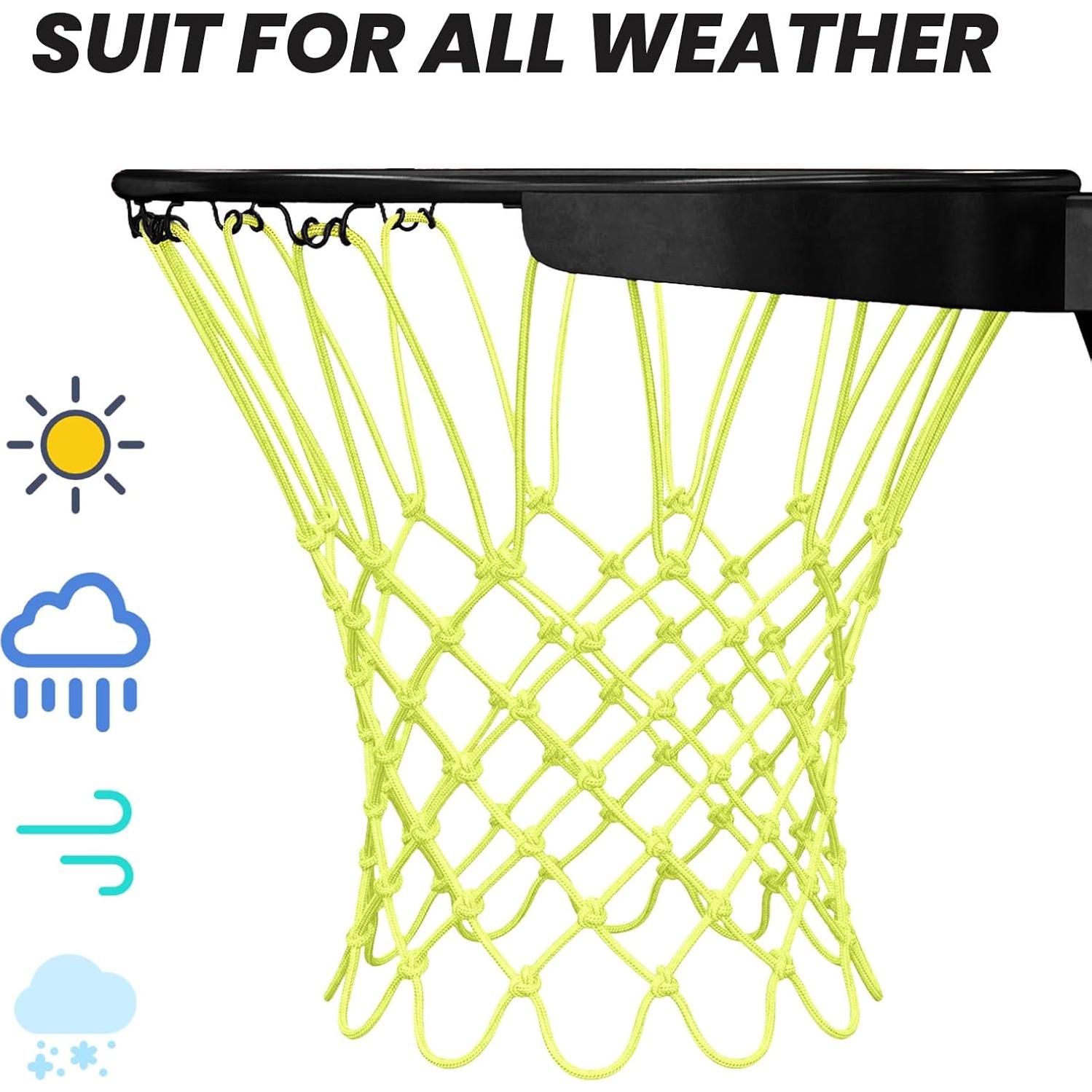 Red de Baloncesto Brillante en la Oscuridad Apausvcm 50cm